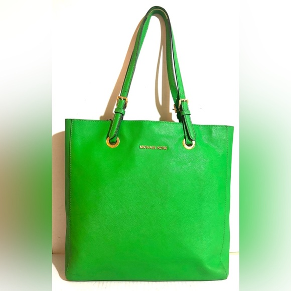 Michael Kors Green Tote Bag - Picture 1 of 12